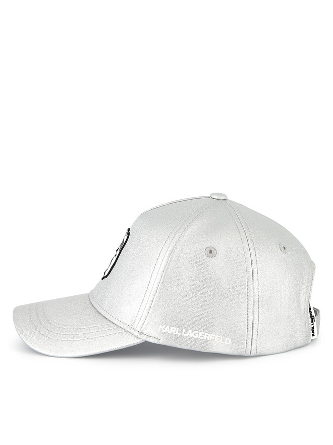 KARL LAGERFELD Шапка с козирка KARL LAGERFELD Z30392 Сив