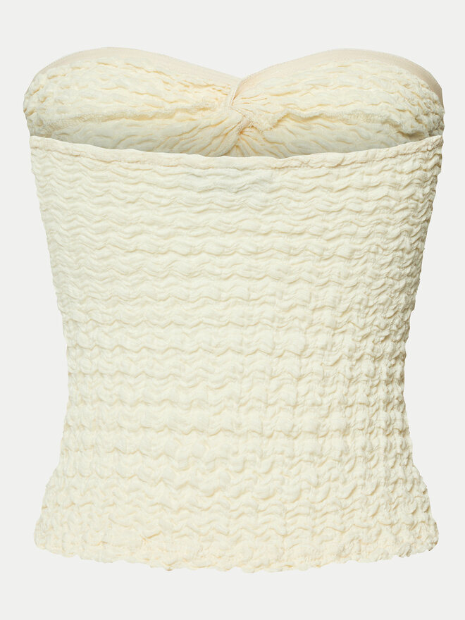 Vila Vila Top Tiro 14106707 Beige Regular Fit