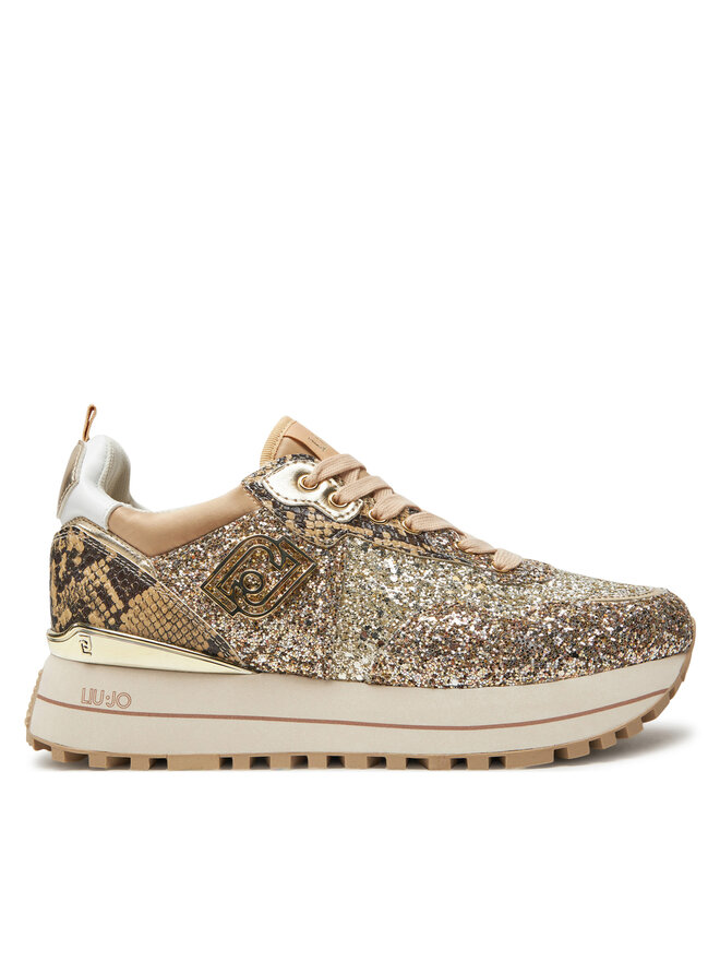 Liu Jo Sneakersy Liu Jo Maxi Wonder 01 BF4001 TX007 Złoty