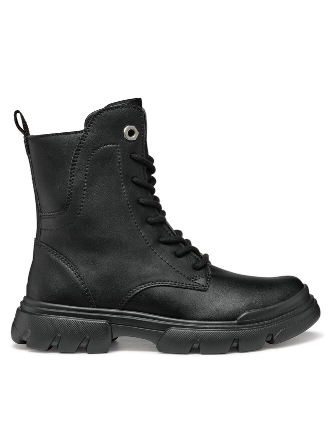 Geox Kozačky Geox J Junette J56HVB 000BC C9999 S Černá