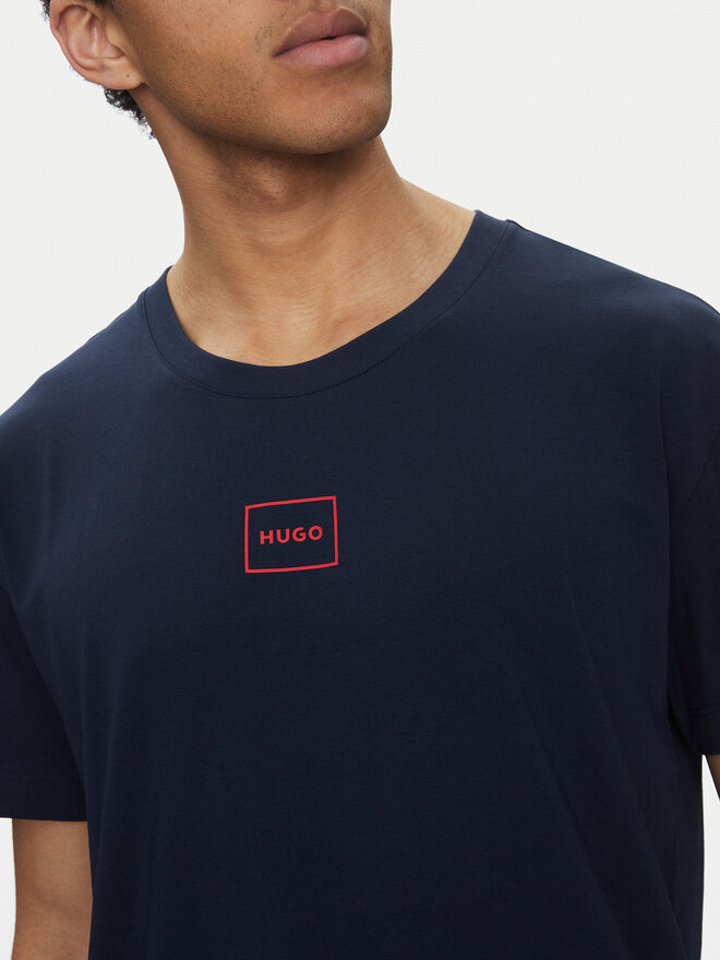 HUGO HUGO Футболка Laze 50525236 Cиній Regular Fit