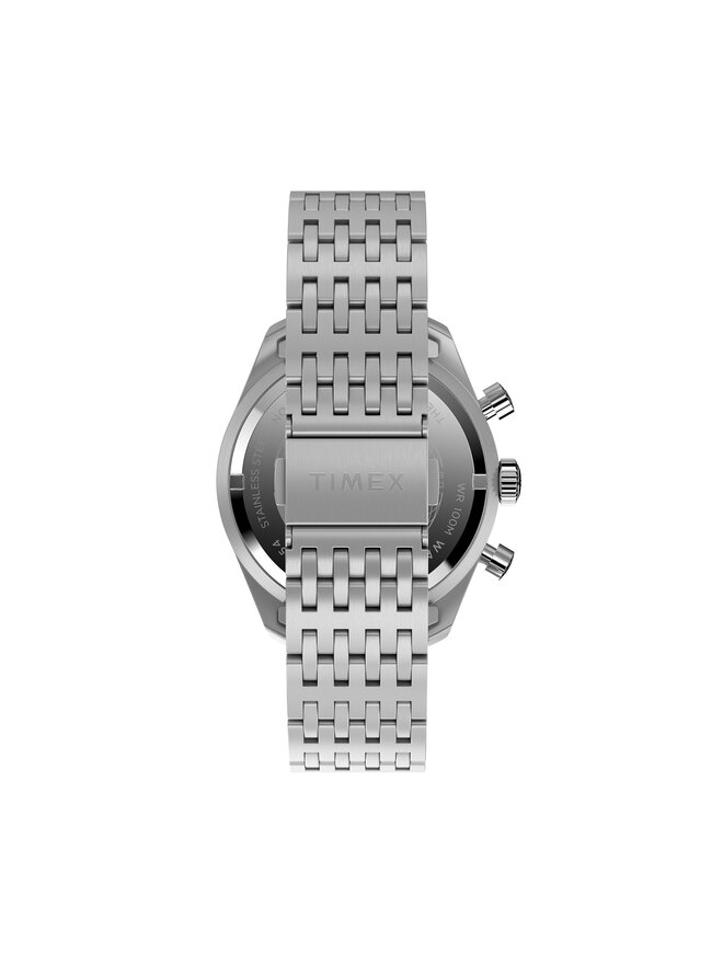 Timex Ročna ura Timex Waterbury TW2Y18500 Srebrna