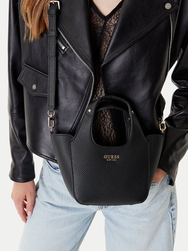 Guess Τσάντα Guess Calista Mini HWBG73 34750 Μαύρο