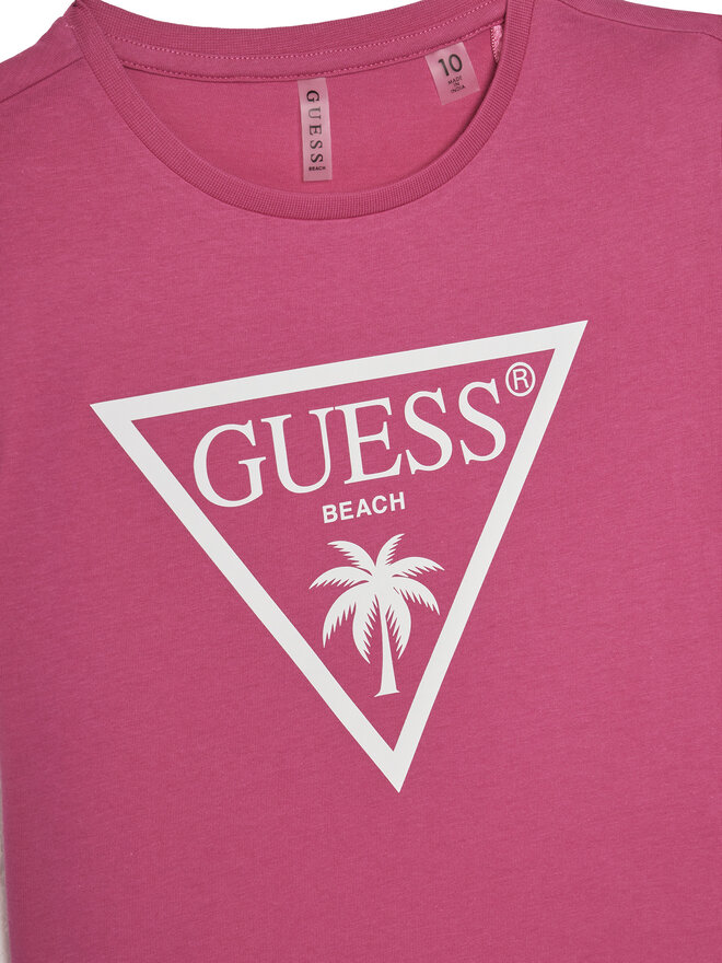 Guess Guess Camiseta J5GI36 JA914 Rosa Boxy Fit