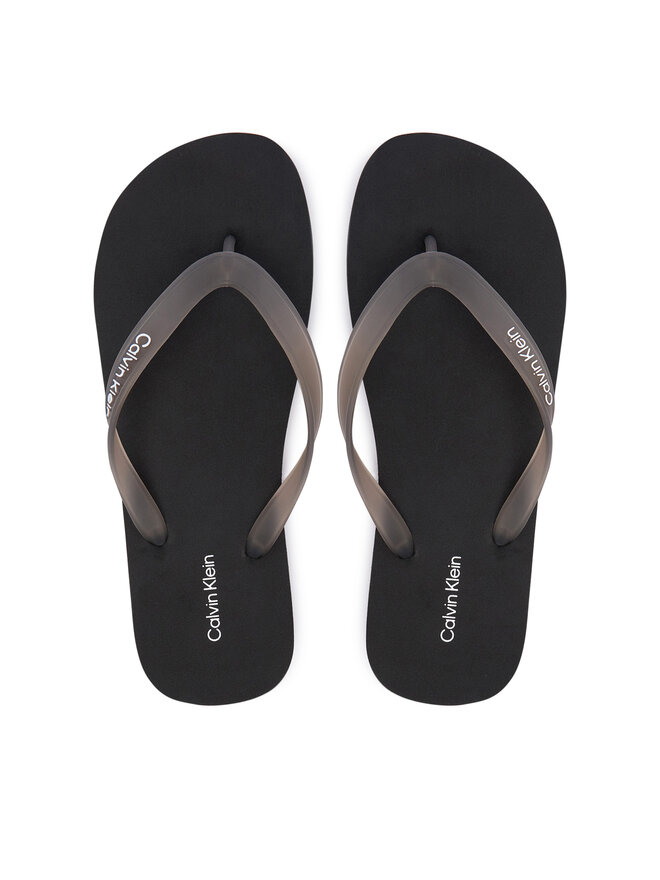 Calvin Klein Zehentrenner Calvin Klein Beach Thong Slide HM0HM02105 Schwarz