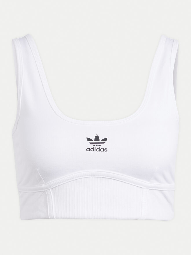 adidas adidas Бюстгальтер-топ adicolor Trefoil IN4116 Білий