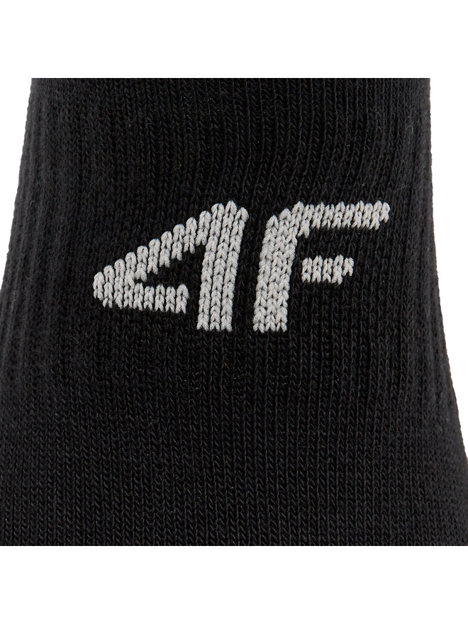 4F Set di 3 paia di calzini corti da donna 4F 4FAW23USOCF197 Nero
