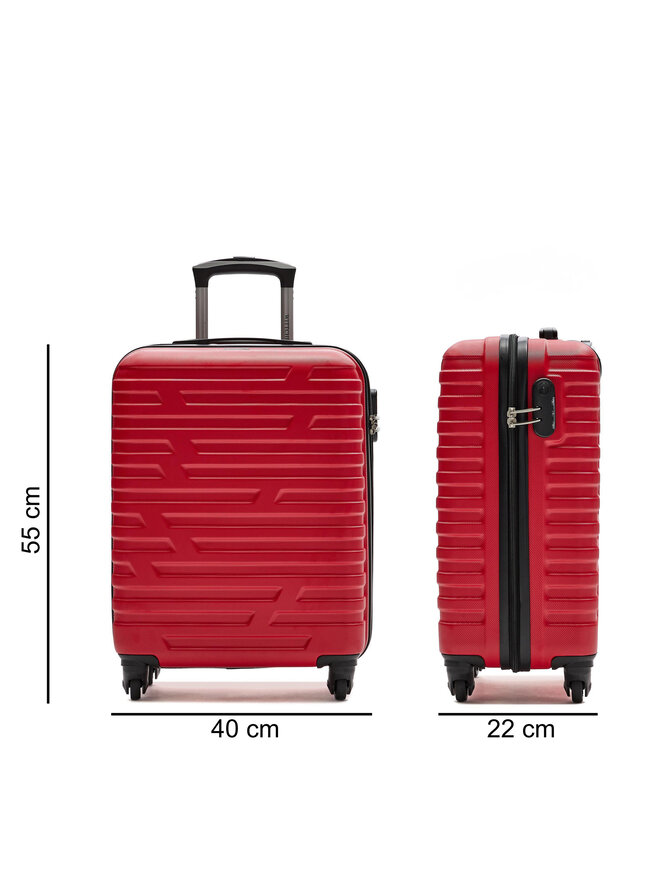 WITTCHEN Kabinový kufr WITTCHEN 56-3A-391-30 Červená