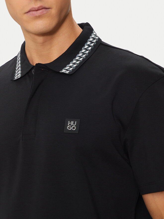 HUGO Hugo Poloshirt Doucano 50510036 Schwarz Regular Fit