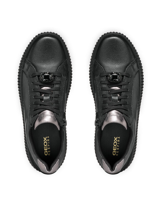 Geox Sneakers Geox D Graisy D46XFG 04622 C9999 Nero
