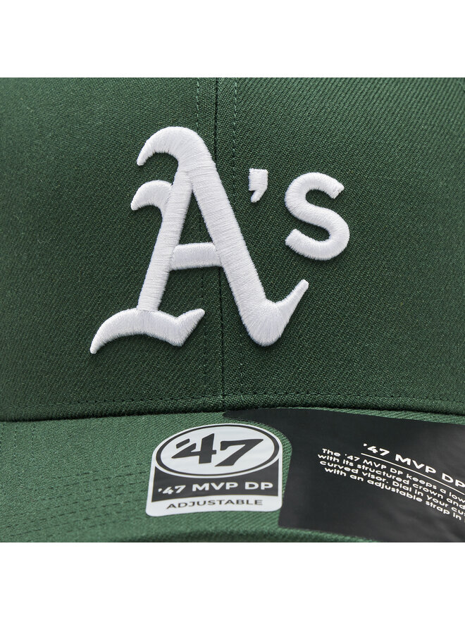 47 Brand Șapcă 47 Brand Oakland Athletics MVP CLZOE18WBP Verde