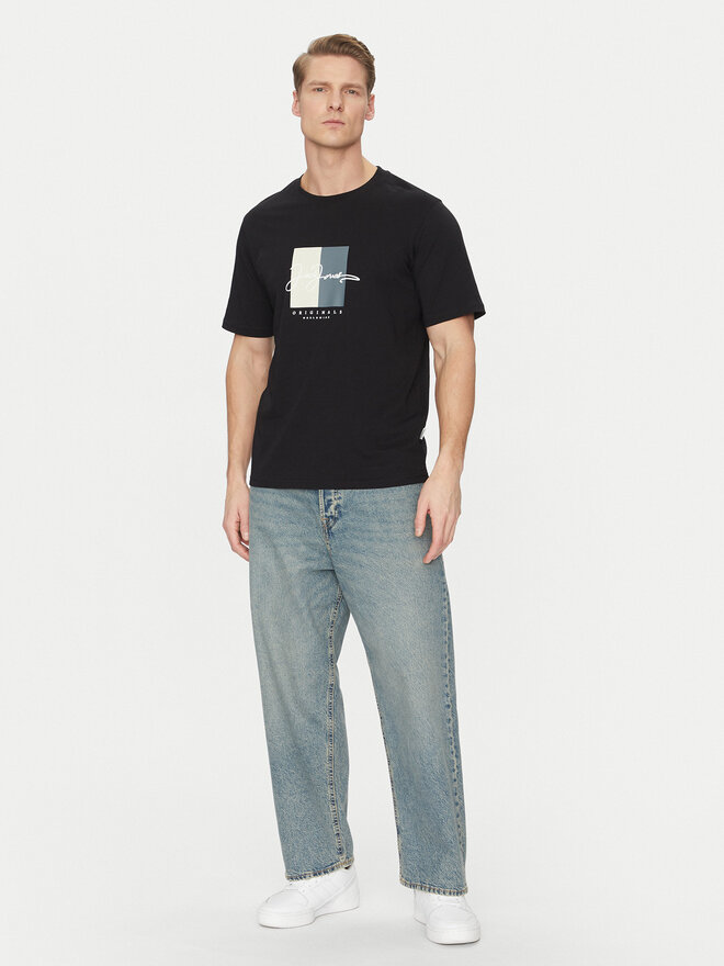 Jack&Jones Jack&Jones Футболка Frederiksberg 12278266 Чорний Regular Fit