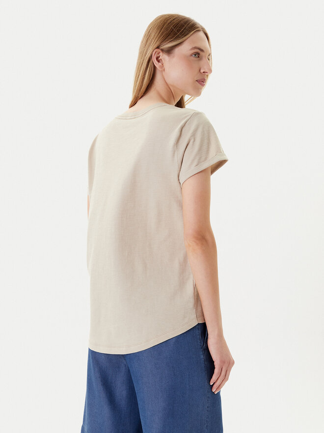 United Colors Of Benetton United Colors Of Benetton T-shirt 3BVXD109F Bež Regular Fit