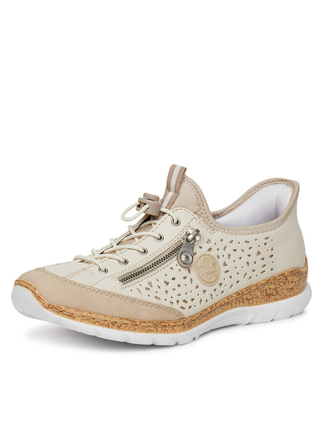 Rieker Halbschuhe Rieker N42V3-60 Beige