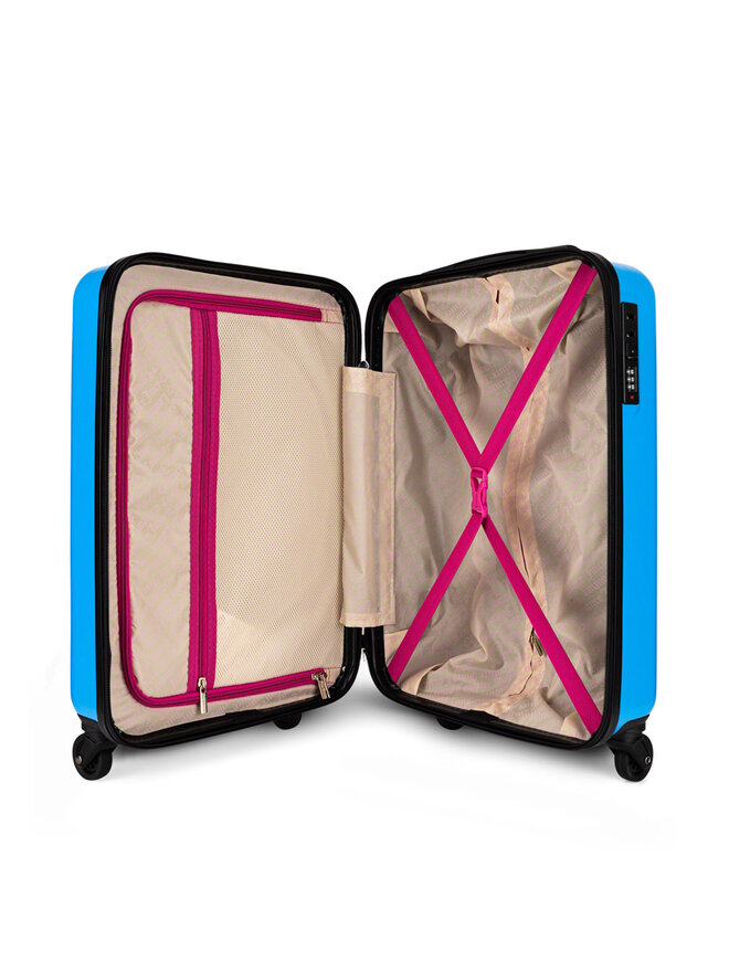Juicy Couture Valiză de cabină Juicy Couture AEJXT4125TAB213-S Albastru