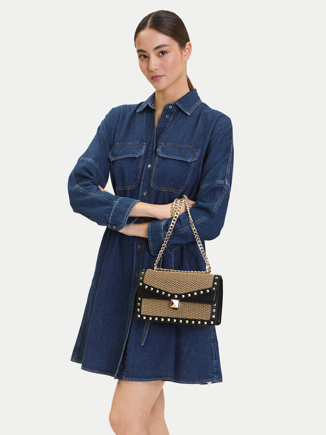 Steve Madden Kabelka Steve Madden Bcavet SM13001778 Černá