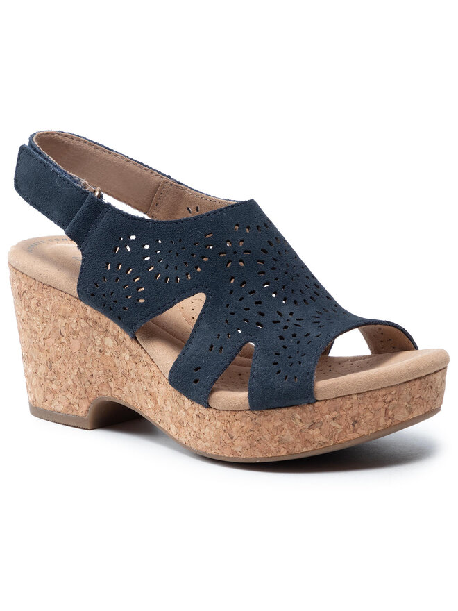 Clarks Szandál Clarks Giselle Bay 261594474 Sötétkék