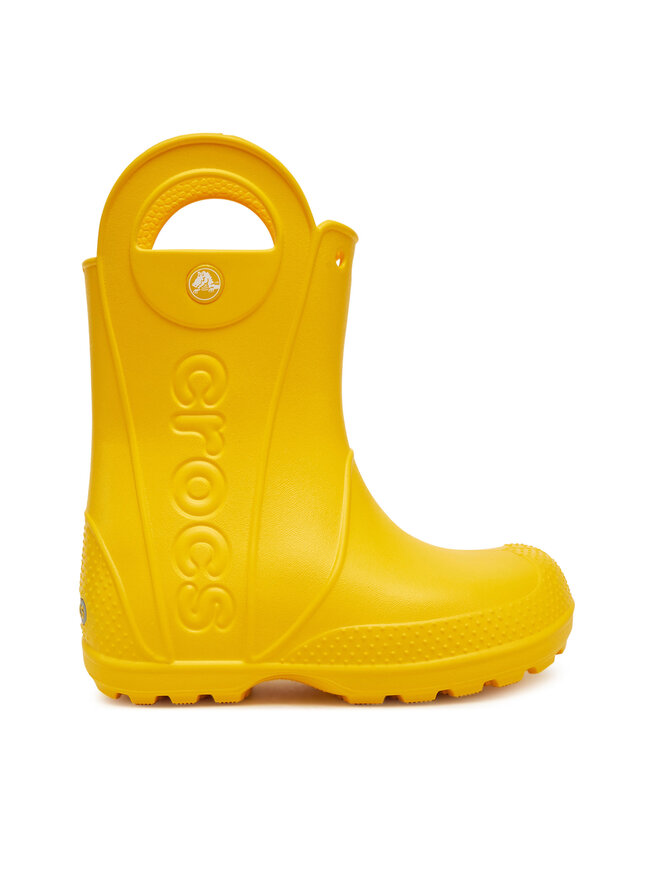Crocs Kalosze Crocs Handle It Rain Boot K 211052 Żółty