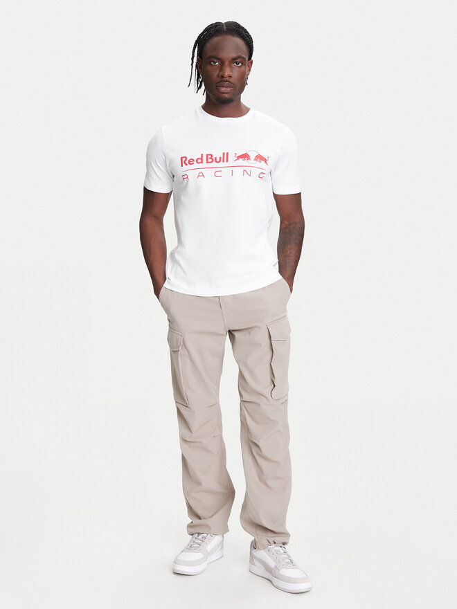 Pepe Jeans Pepe Jeans Marškinėliai Red Bull Racing Logo RM500016 Balta Regular Fit