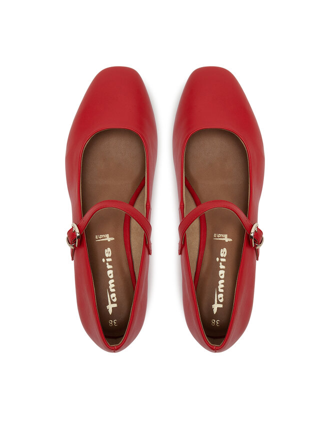 Tamaris Baleriny Tamaris 1-22114-44 Czerwony