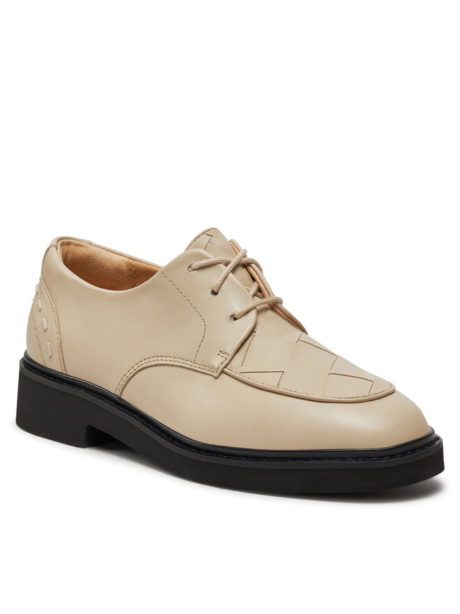 Clarks Oxfordy Clarks Splend Weave 26176809 Écru
