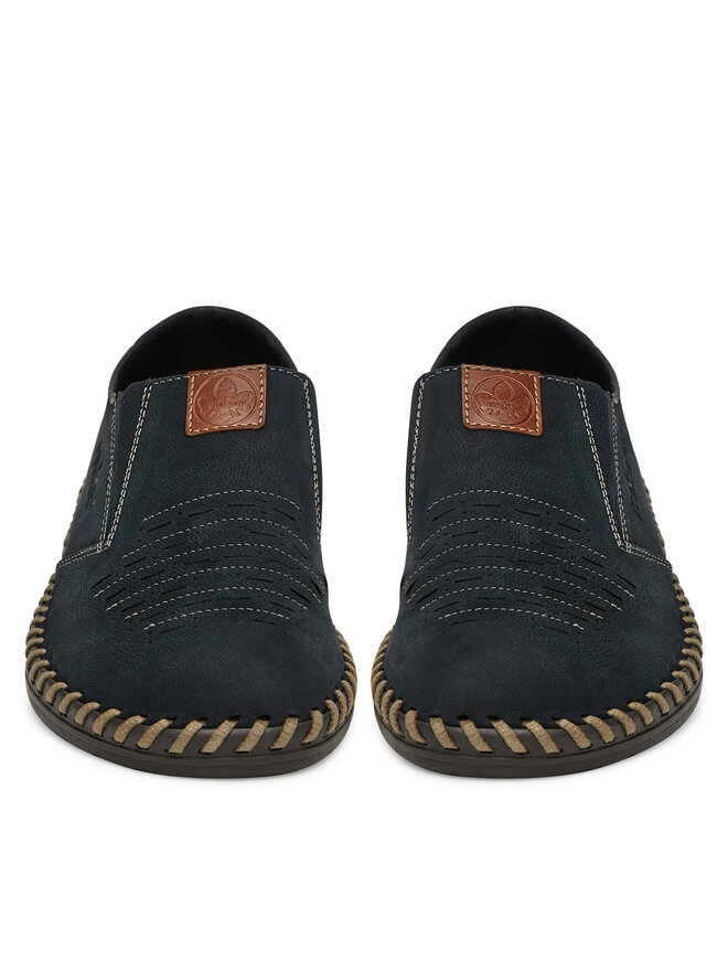 Rieker Pantofi Rieker B2457-14 Bleumarin