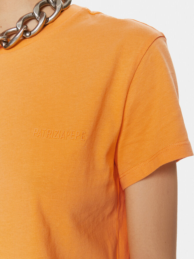 Patrizia Pepe Patrizia Pepe Camiseta 2M4373/J111-R824 Naranja Regular Fit