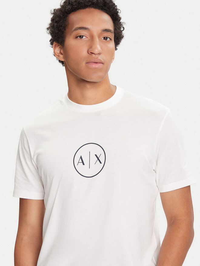 Armani Exchange Armani Exchange Camiseta XM001853 AF10356 U0009 Blanco Regular Fit