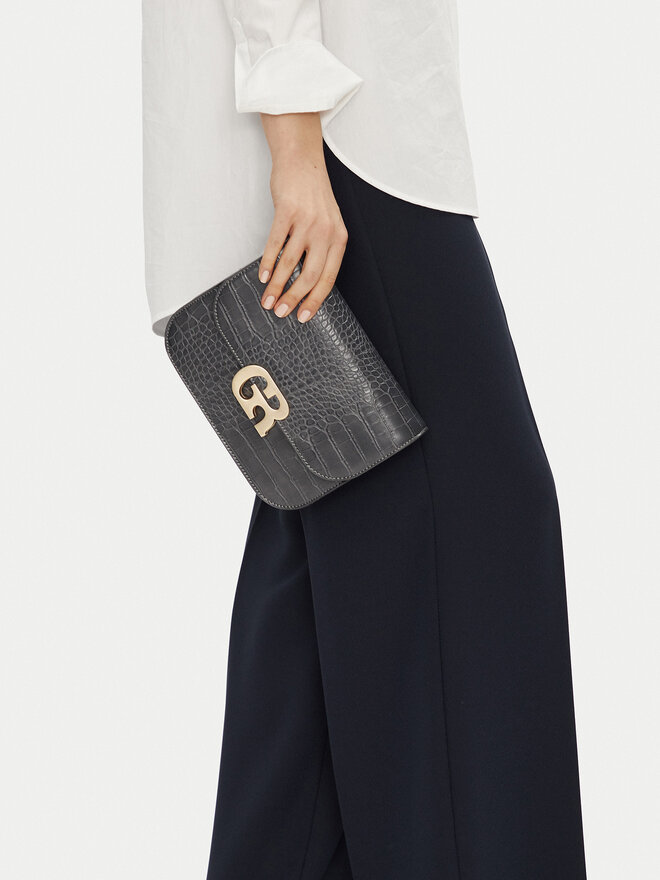GINO ROSSI Handtasche Gino Rossi CEO-LINA-KQ44-CROCCO Grau