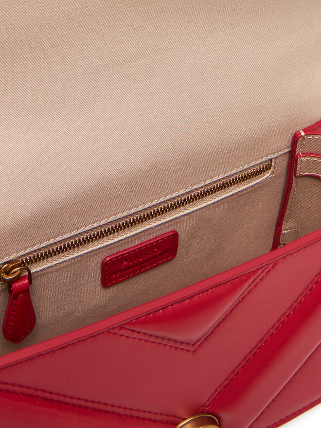 PINKO Handtasche PINKO Love One Mini Light Cl 104550 A26Z Rot