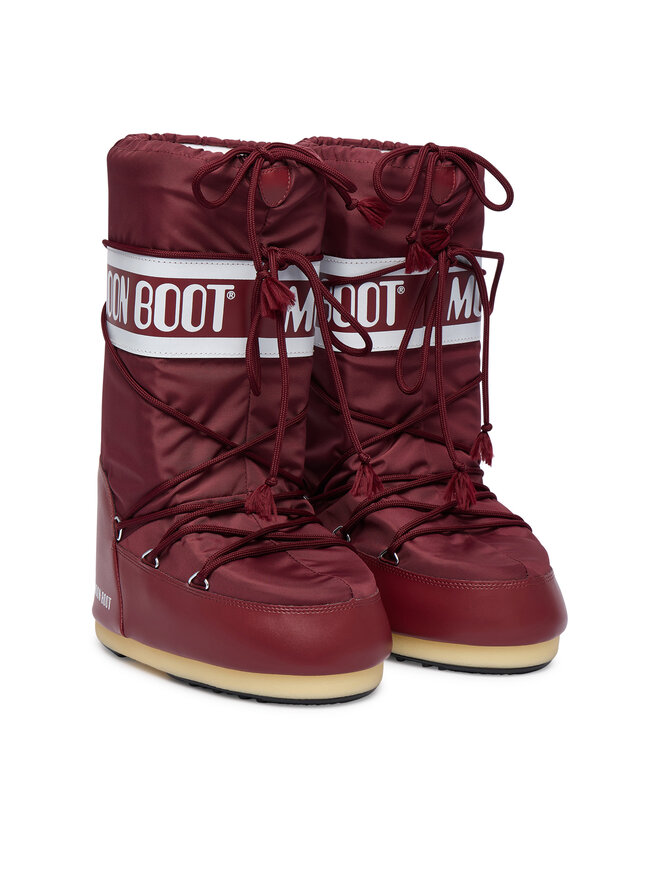 Moon Boot Škornji za sneg Moon Boot Mb Icon Nylon 80D1400440 D Bordo rdeča
