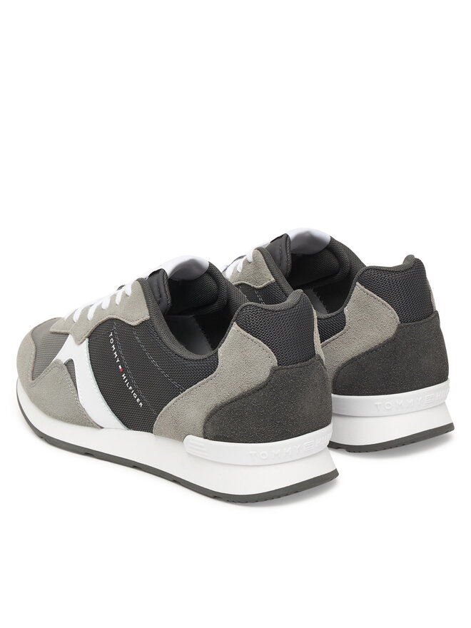 Tommy Hilfiger Sneakers Tommy Hilfiger Runner Icon Mix FM0FM05679 Grigio