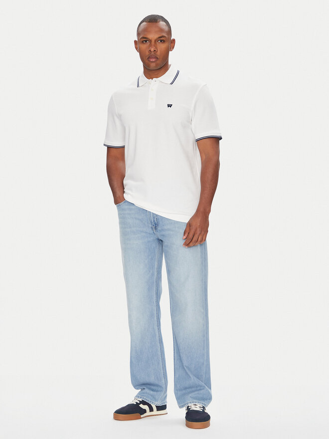 Wrangler Wrangler Polo 112365466 Λευκό Regular Fit