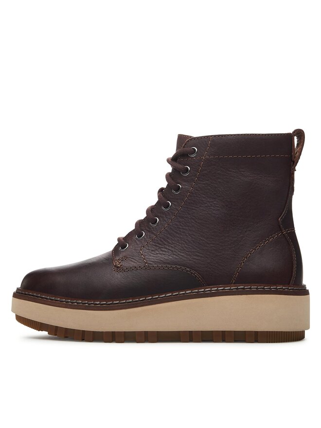 Clarks Боти Clarks Orianna W Lace 261747994 Кафяв