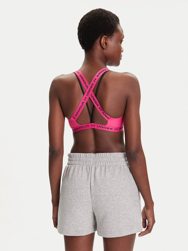 Under Armour Under Armour Sujetador deportivo Crossback Low 1361033-686 Rosa Compression Fit