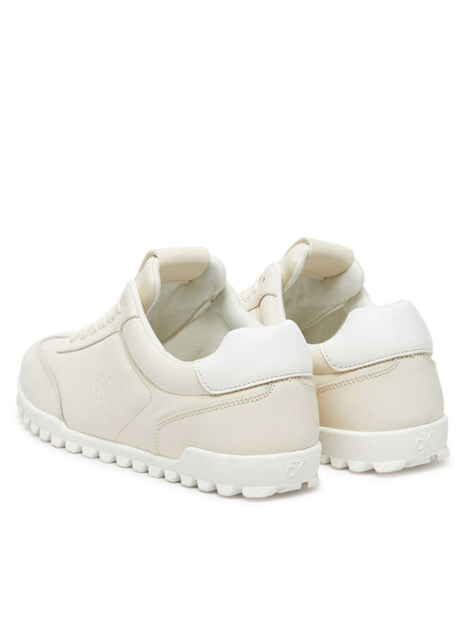 Calvin Klein Jeans Sneakersy Calvin Klein Jeans Low Profile Runner YW0YW01751 Écru