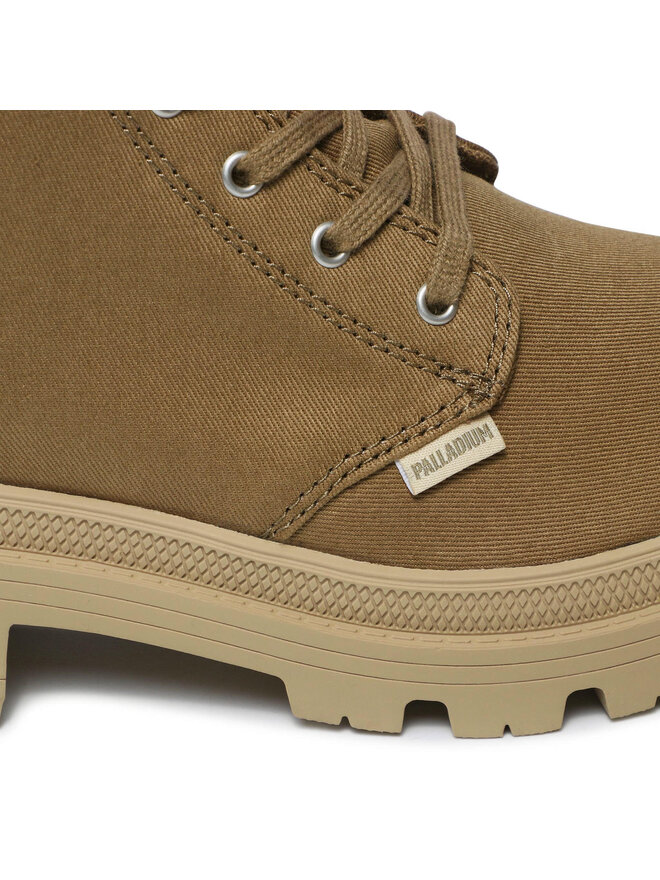 Palladium Schnürstiefeletten Palladium Pallabase Twill 96907-204-M Grün