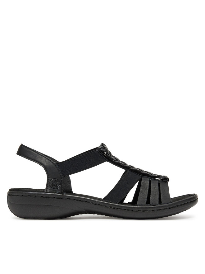 Rieker Sandali Rieker 60809-00 Črna
