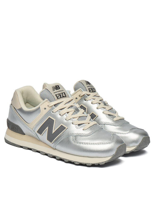 New Balance Сникърси New Balance WL574MLG Сребрист