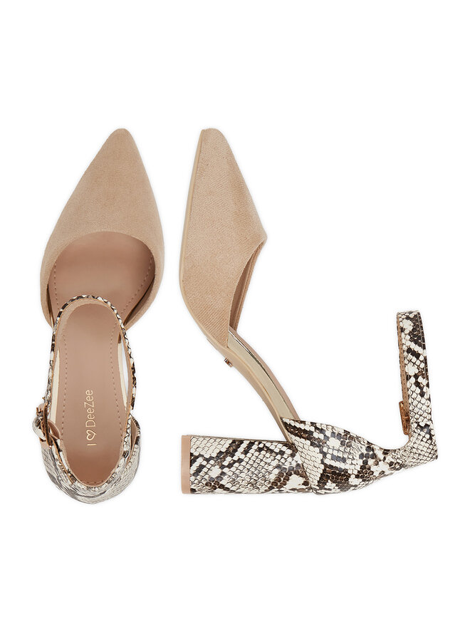 DeeZee Pumps DeeZee FERRI1 Beige