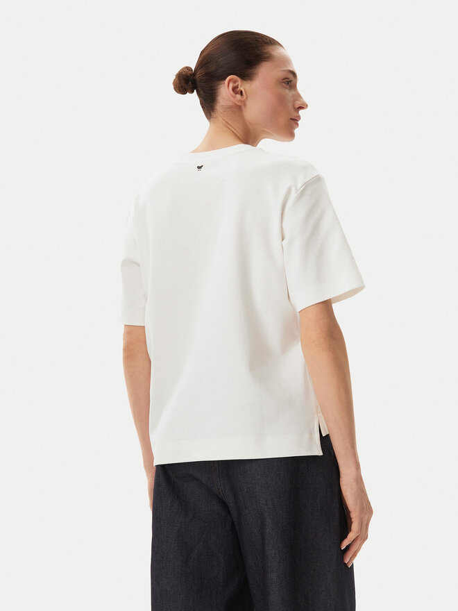 Weekend Max Mara Weekend Max Mara Camiseta 2515941042650 Blanco Regular Fit