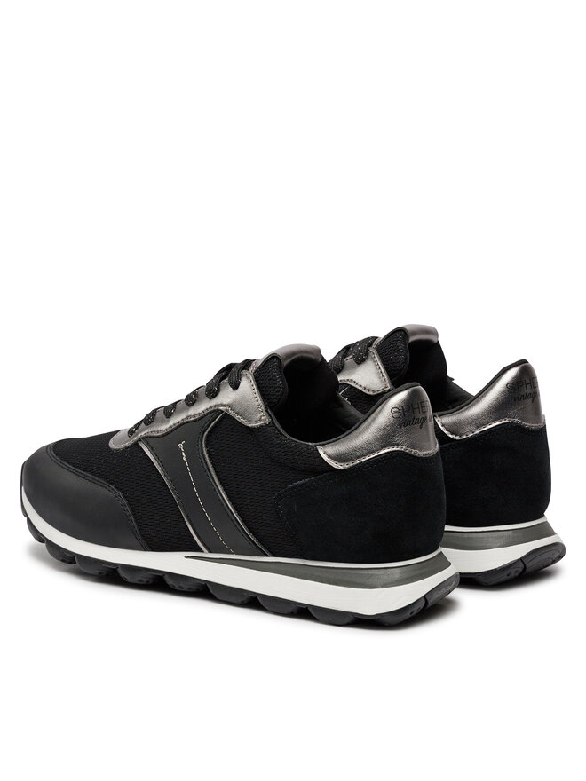 Geox Сникърси Geox D Spherica Vseries D45F4A 01485 C9999 Черен