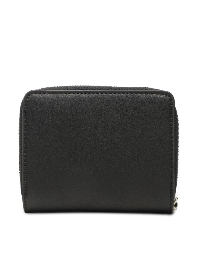 Calvin Klein Mały Portfel Damski Calvin Klein Ck Must Z/A Walle W/Flap Md K60K610300 Czarny