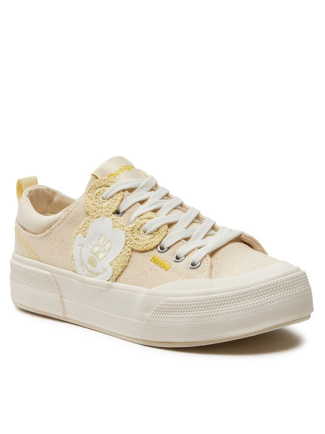 Desigual Sneakers Desigual 24SSKA20 Μπεζ