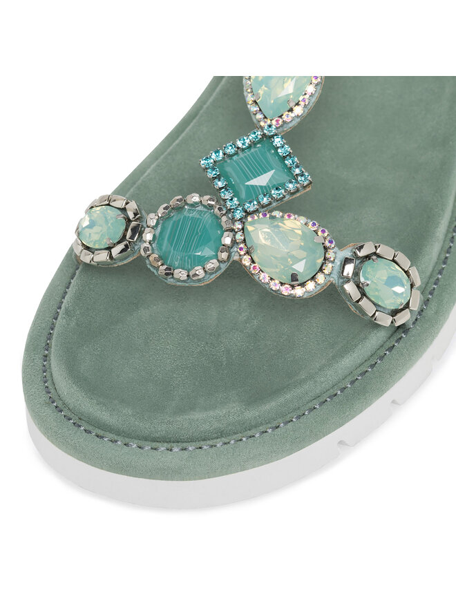 Eva Minge Sandale Eva Minge MATILDE-V1175-95 Verde