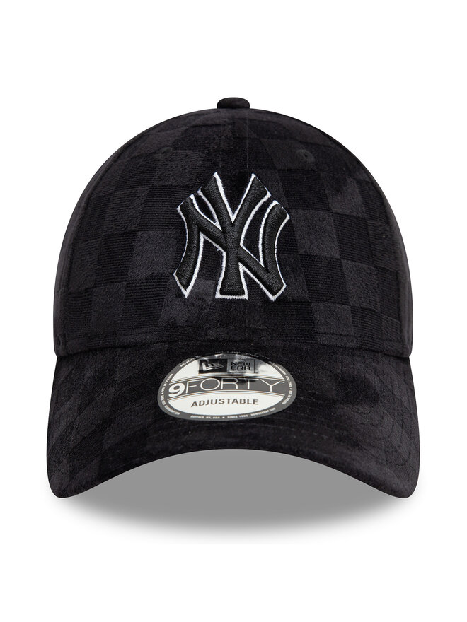 New Era Czapka z daszkiem New Era New York Yankees Tonal Check 9Forty 60595442 Czarny
