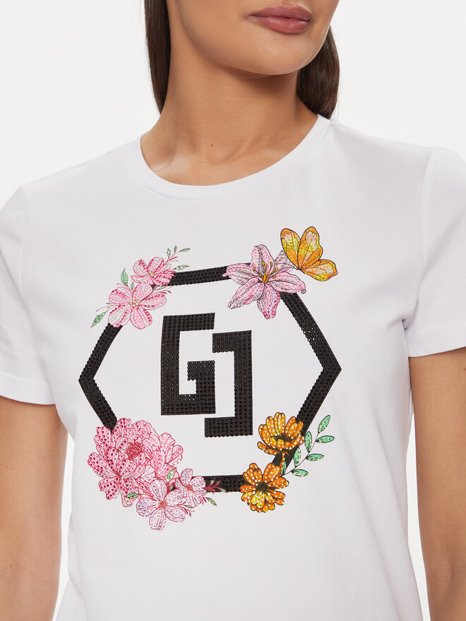Gaudi Gaudi Camiseta 411BD64022 Blanco Regular Fit