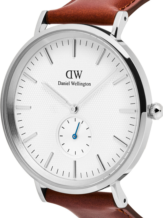Daniel Wellington Ρολόι Daniel Wellington Classic St Mawes DW00100867 Καφέ