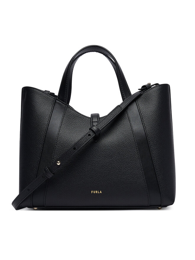 Furla Handtasche Furla Goccia S WB01789 BX3353 CN O6000 Schwarz