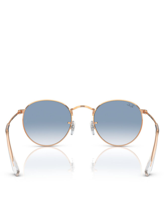 Ray-Ban Okulary przeciwsłoneczne Ray-Ban Round Metal 0RB3447 92023F Złoty